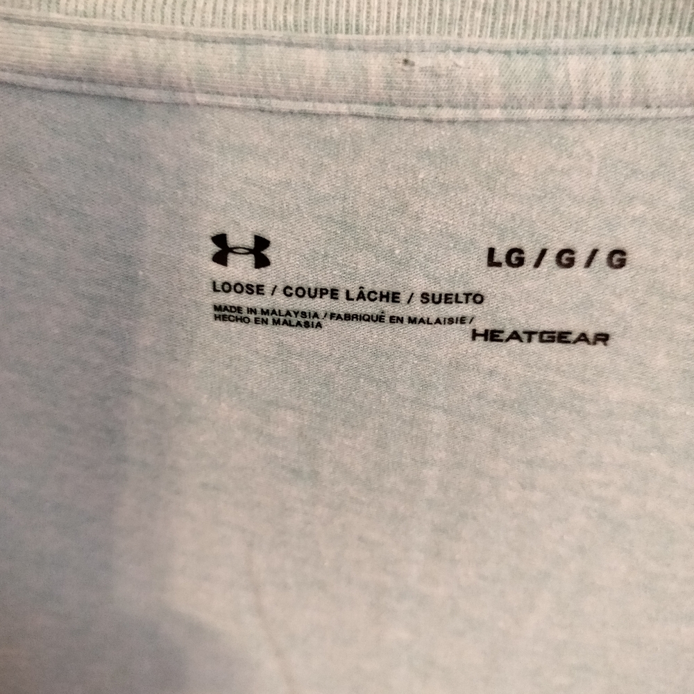 Under Armour Mens Team Tech Long Sleeve Heat Gear Loose Fit Performance TShirt L - Picture 3 of 3
